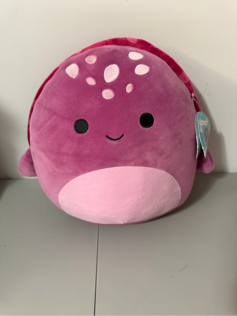 Squishmallow Tudor the Magenta Sea Turtle 12" NWT (Sealife Squad)